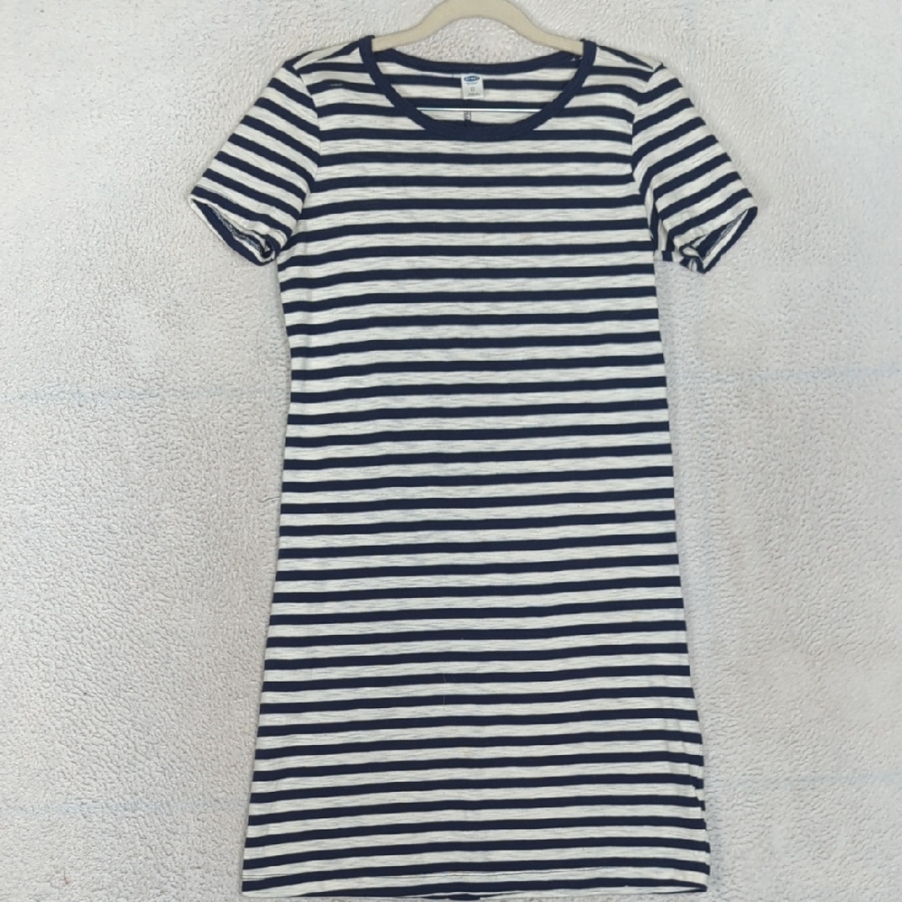 Old Navy Women's Blue & White Striped Shirt Dress Size XS